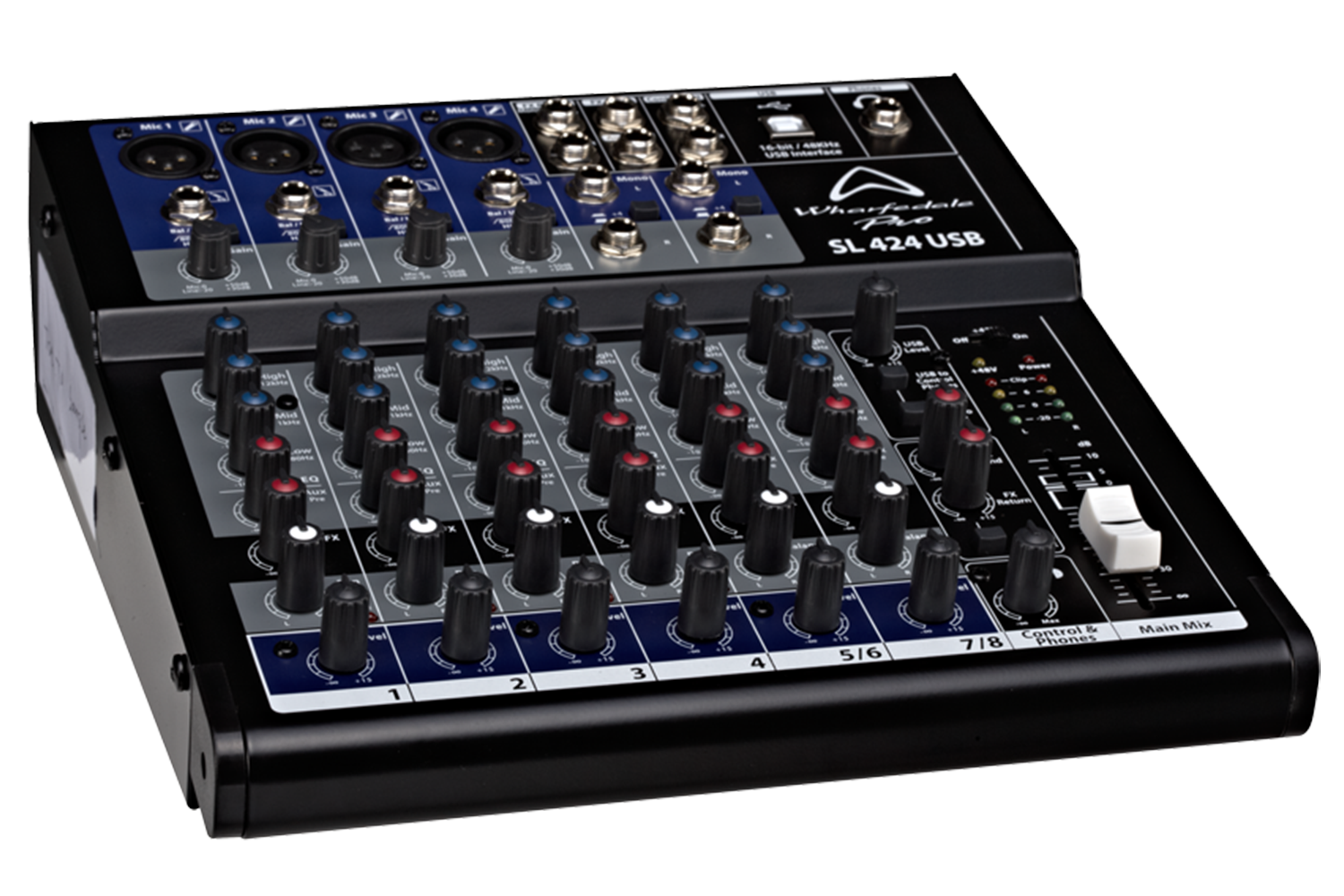 Wharfedale Pro SL424USB - 4 channel Mixing Console