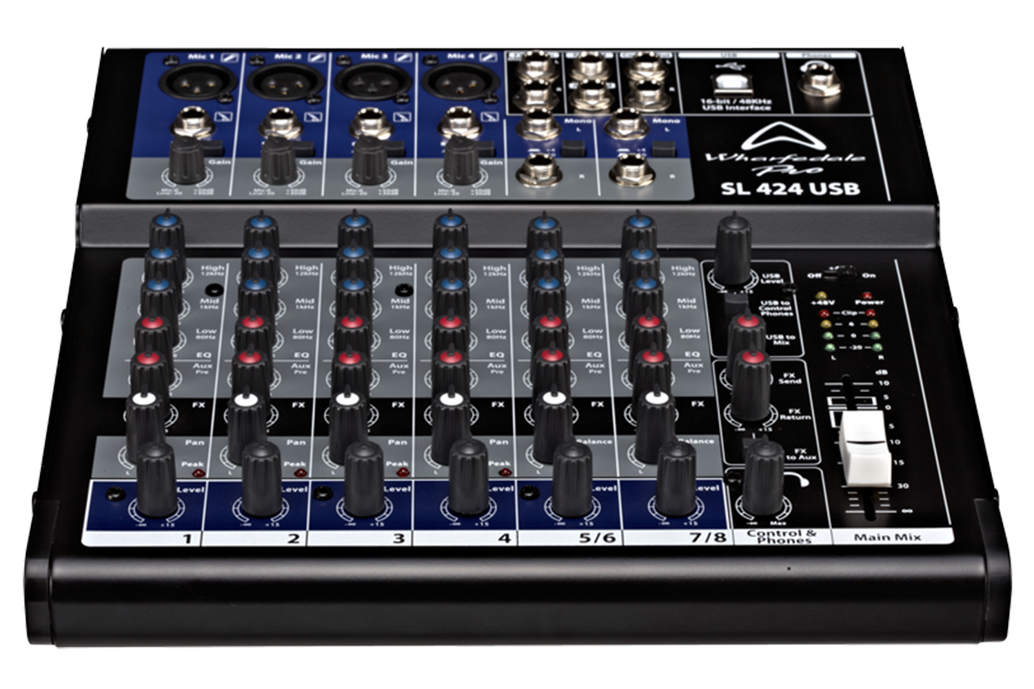 Wharfedale Pro SL424USB - 4 channel Mixing Console