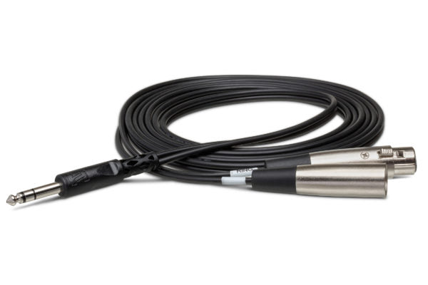 Hosa Insert Cable 1/4 in TRS to XLR3M and XLR3F - SRC200