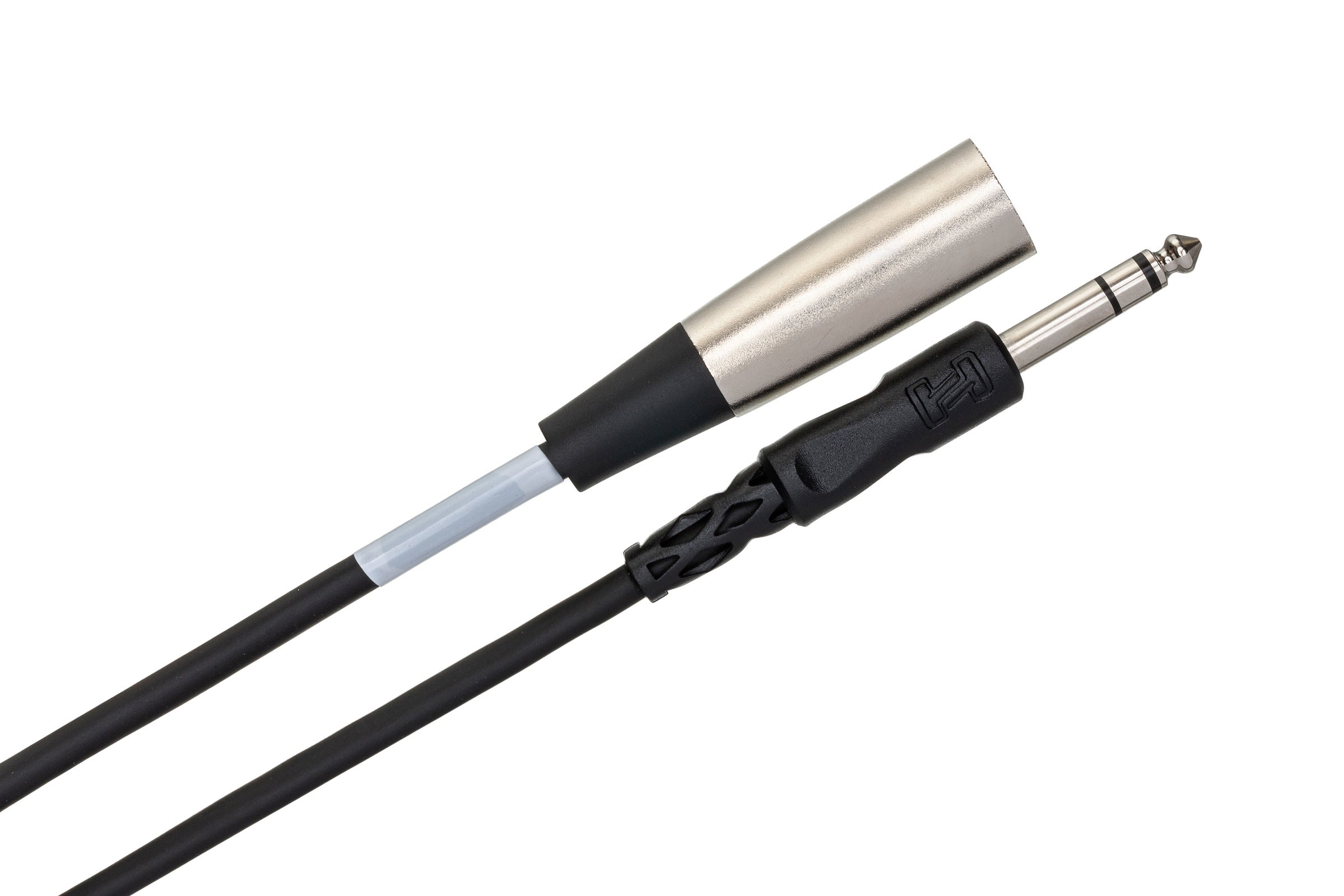 hosa-stx102m-balanced-interconnect,-1/4-in-trs-to-xlr-male,-2-ft