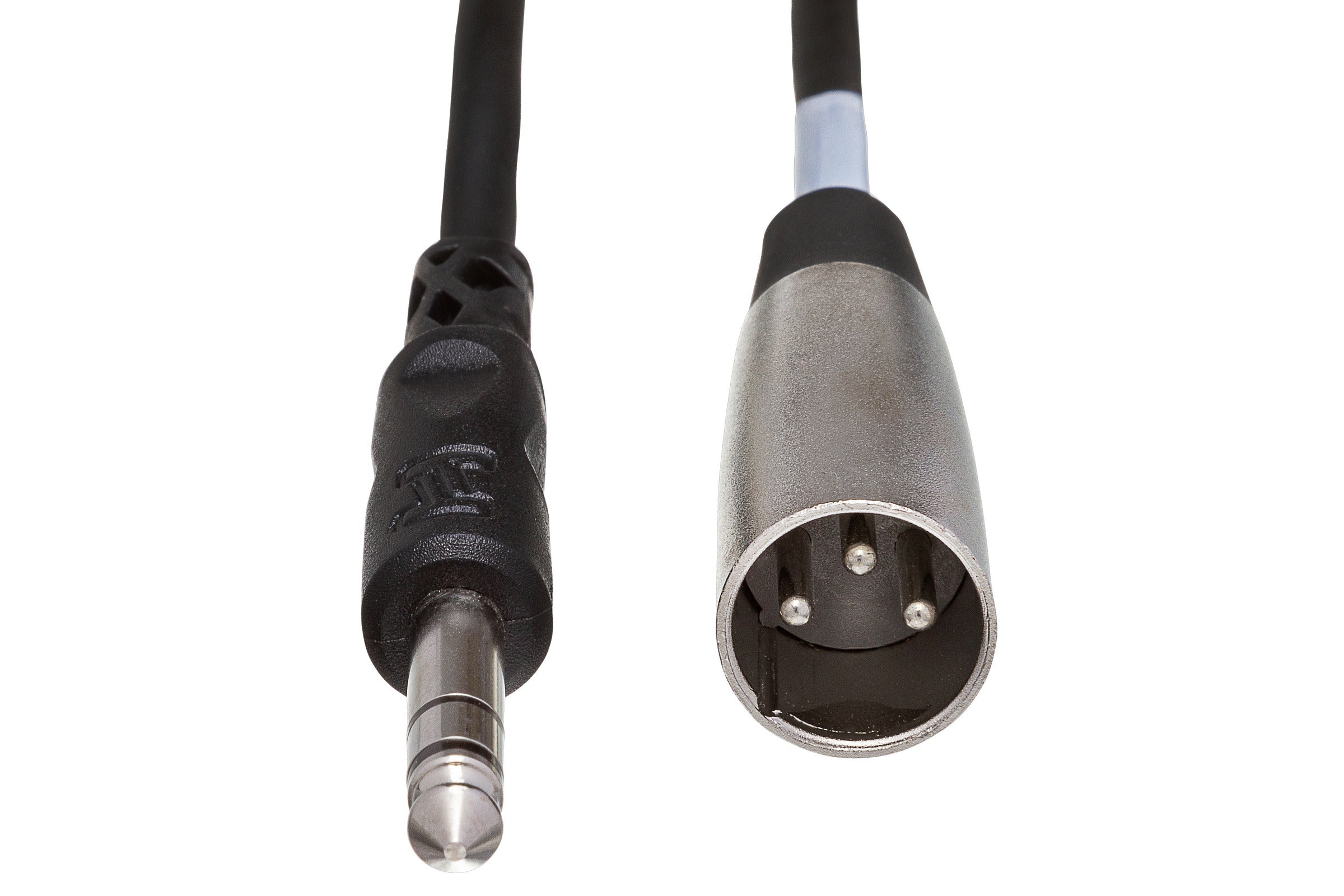 hosa-stx102m-balanced-interconnect,-1/4-in-trs-to-xlr-male,-2-ft