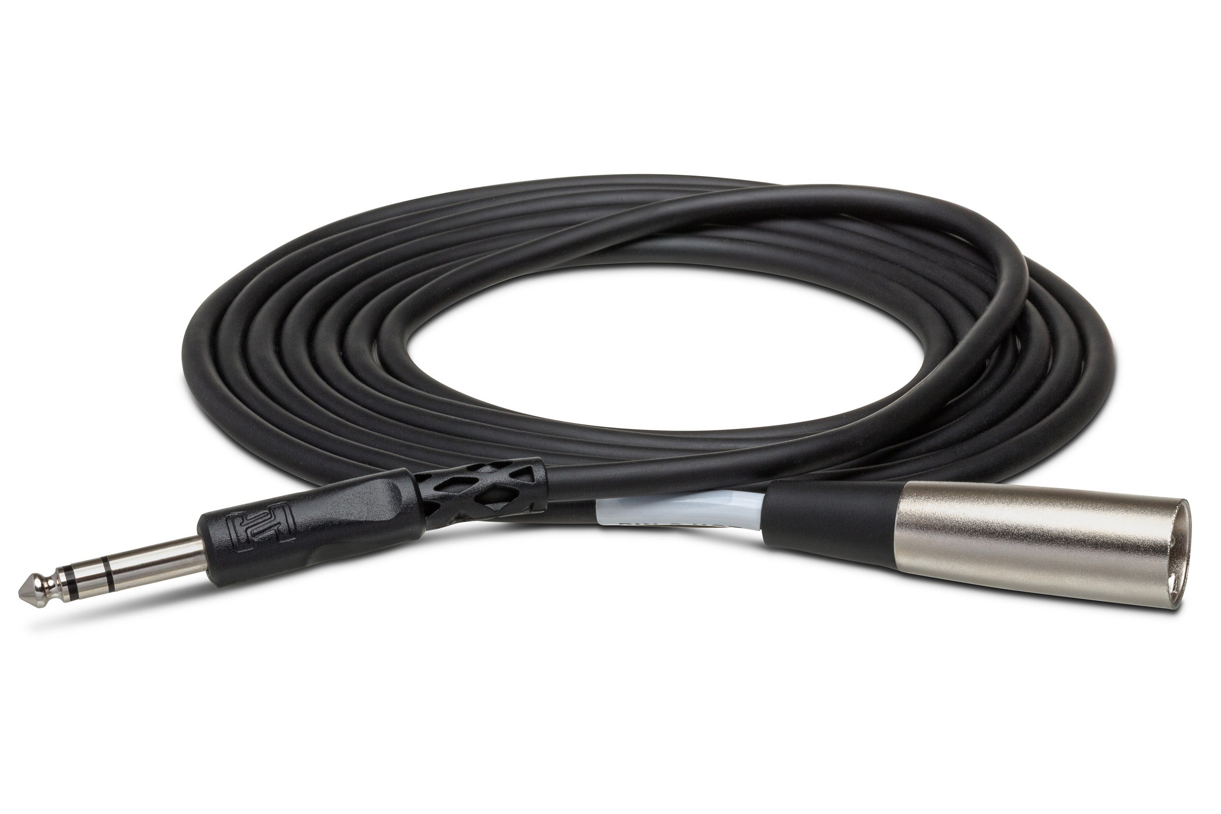 hosa-stx102m-balanced-interconnect,-1/4-in-trs-to-xlr-male,-2-ft