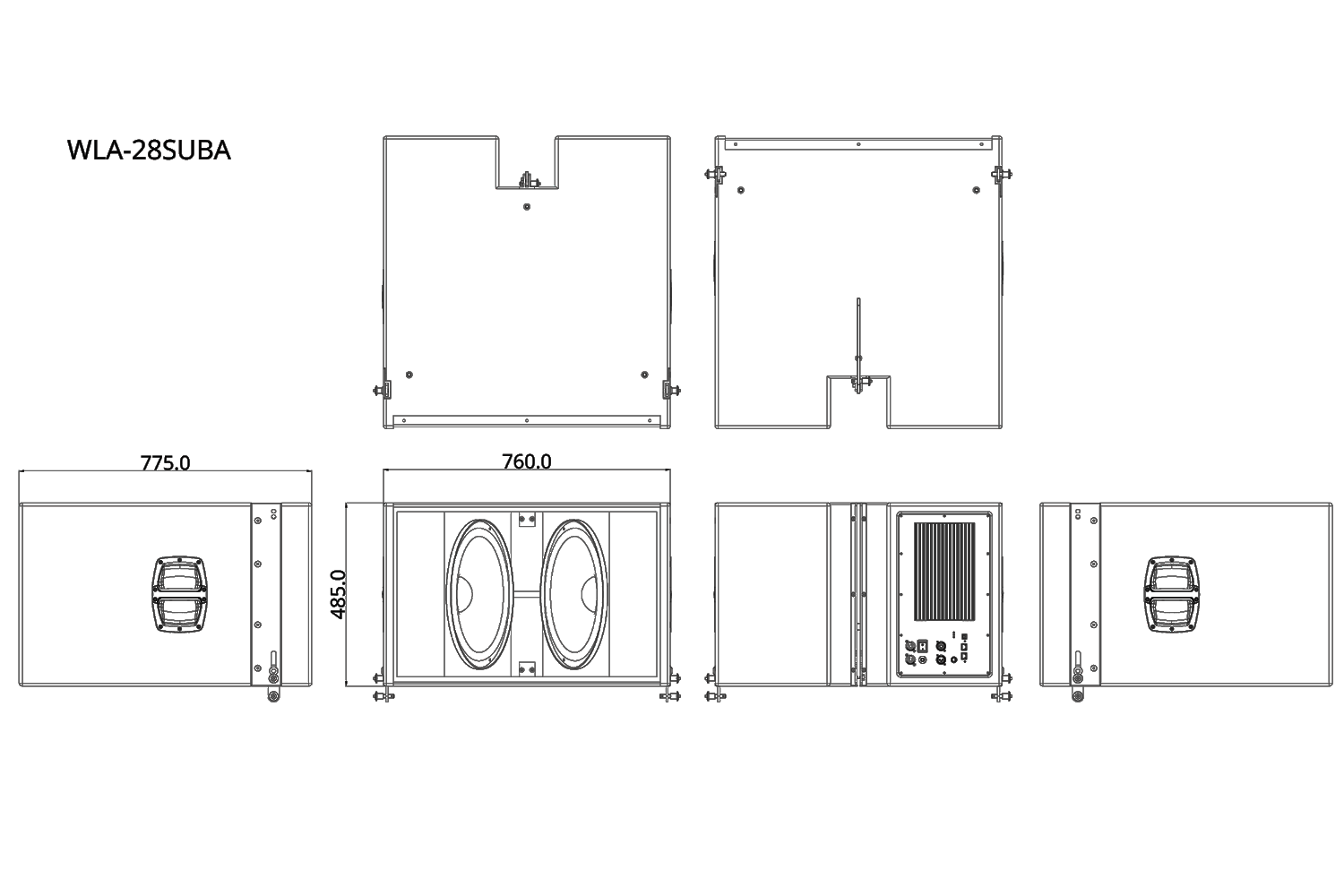 Wharfedale Pro WLA-28SUBA - 2 x 15" active subwoofer.