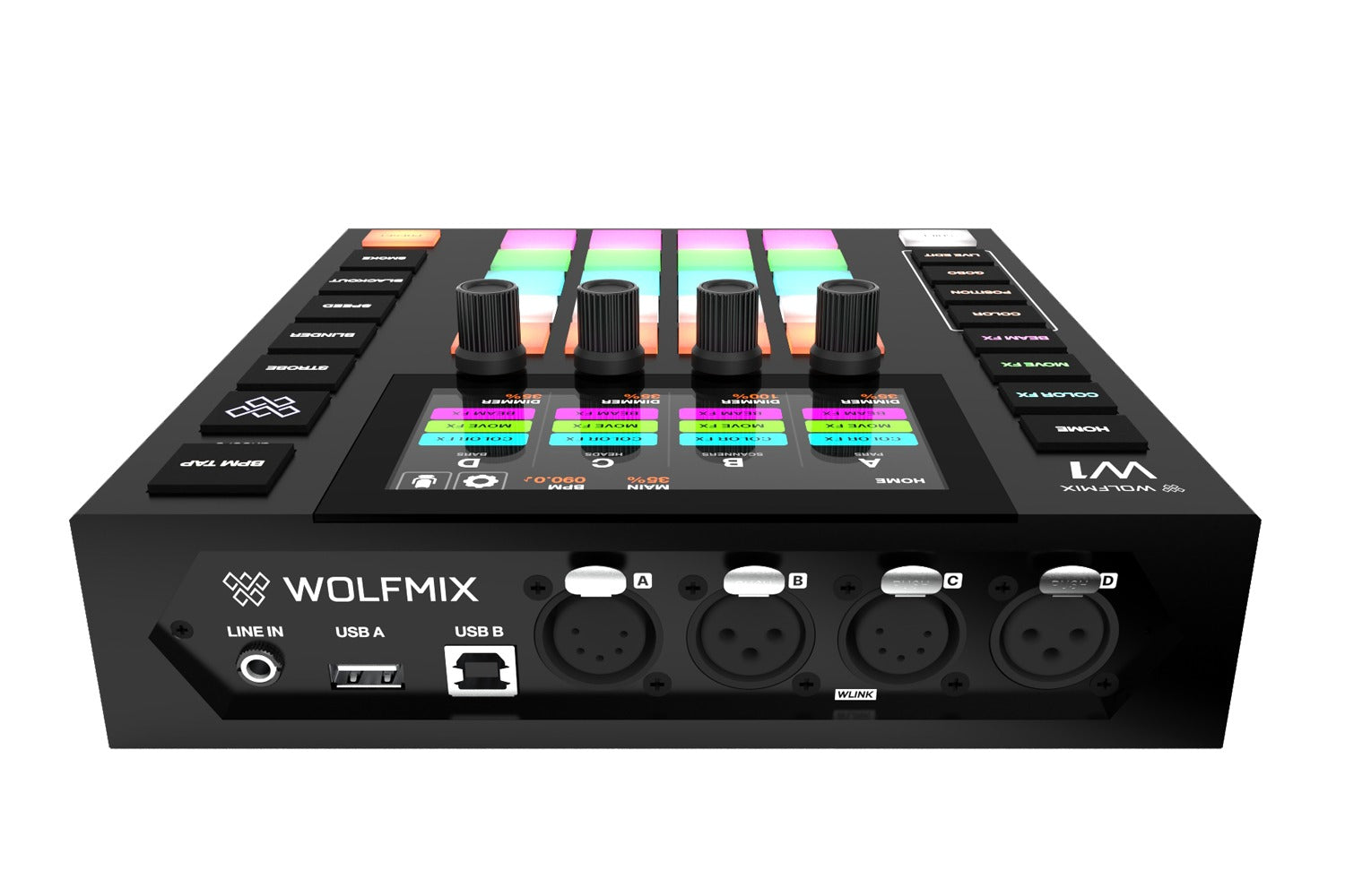 Wolfmix W1 MK1 standalone performance DMX lighting controller (OPEN BOX)