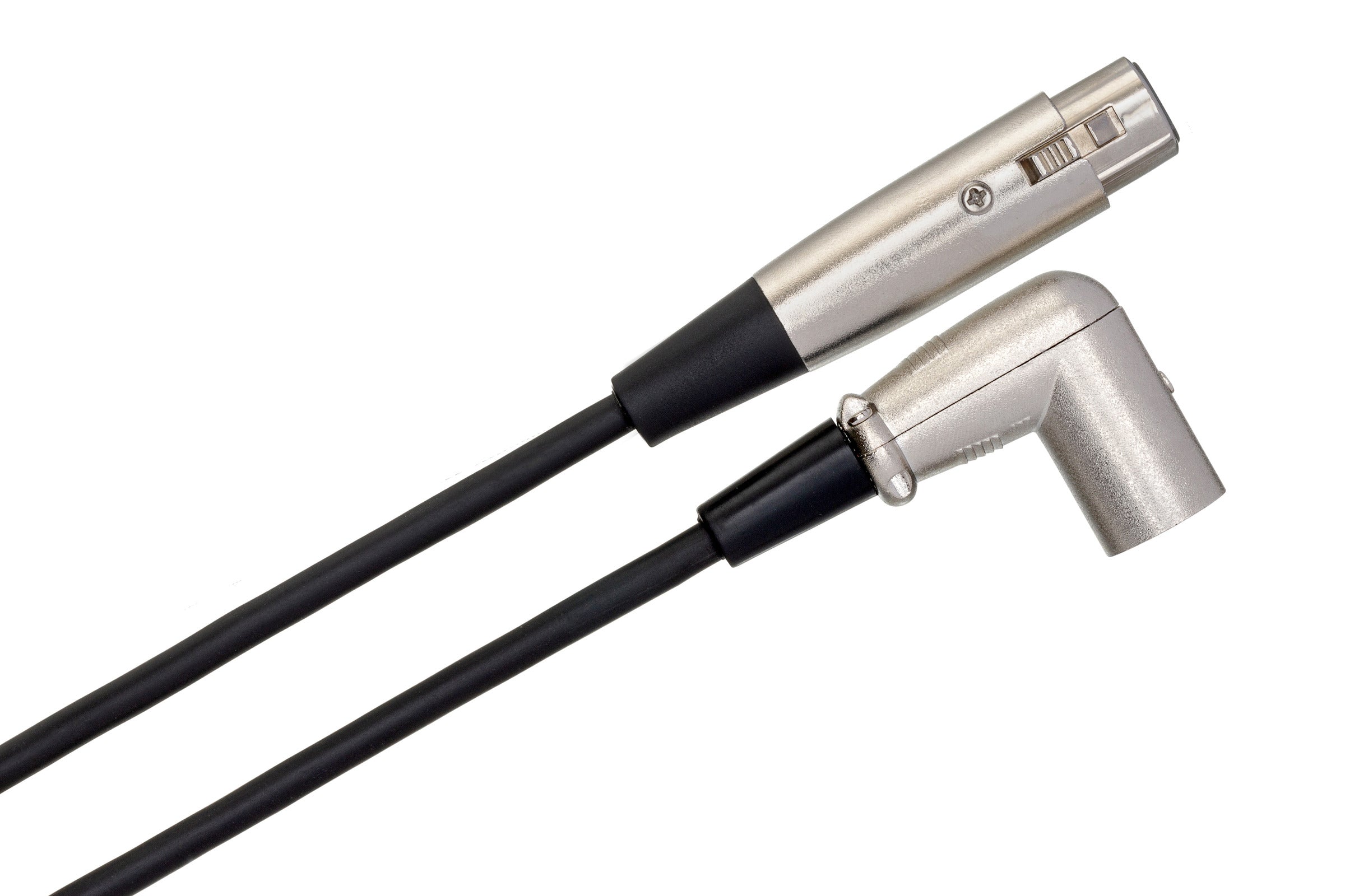 Hosa XRR101.5 Balanced Interconnect, XLR Female To Right-Angle XLR Male, 1.5 Ft / 0.45M