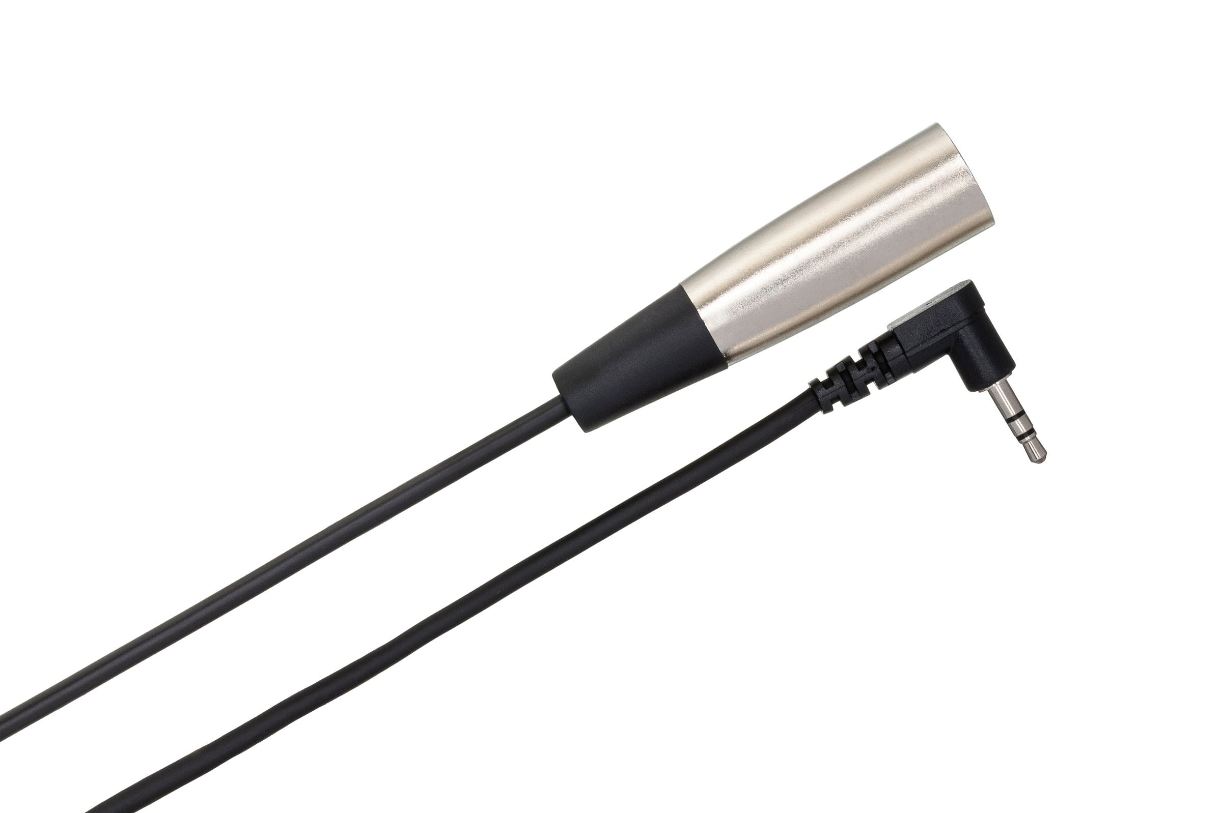 Hosa XVM101M Camcorder Microphone Cable, Right-Angle 3.5 Mm TRS To XLR Male, 1 Ft / 0.3M