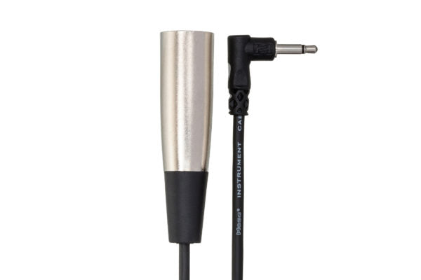 Hosa Microphone Cable Right-angle 3.5 mm TS to XLR3M - XVM305M