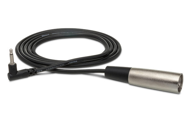 Hosa Microphone Cable Right-angle 3.5 mm TS to XLR3M - XVM305M