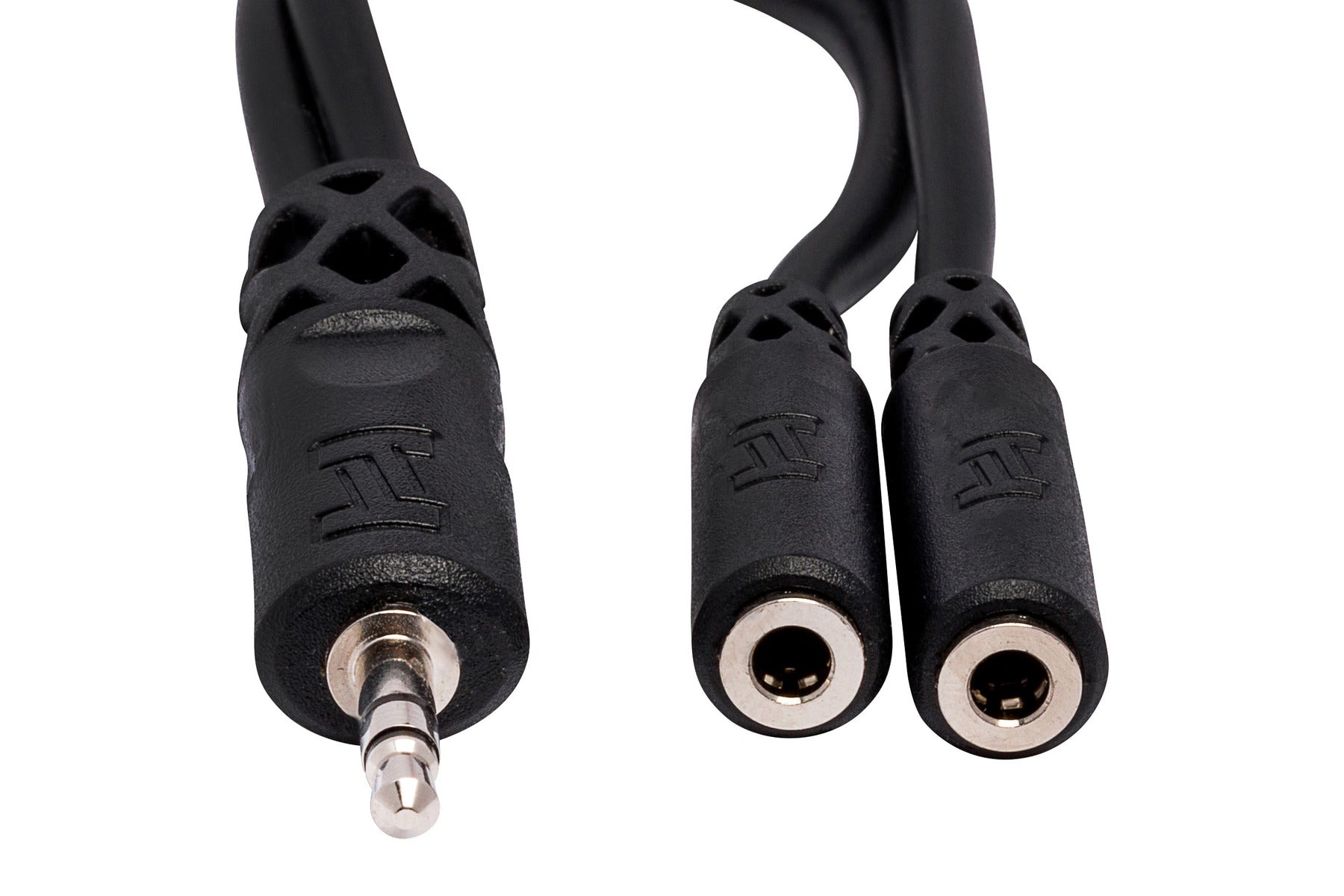 Hosa YMM232 Y Cable, 3.5 Mm TRS To Dual 3.5 Mm TRSF