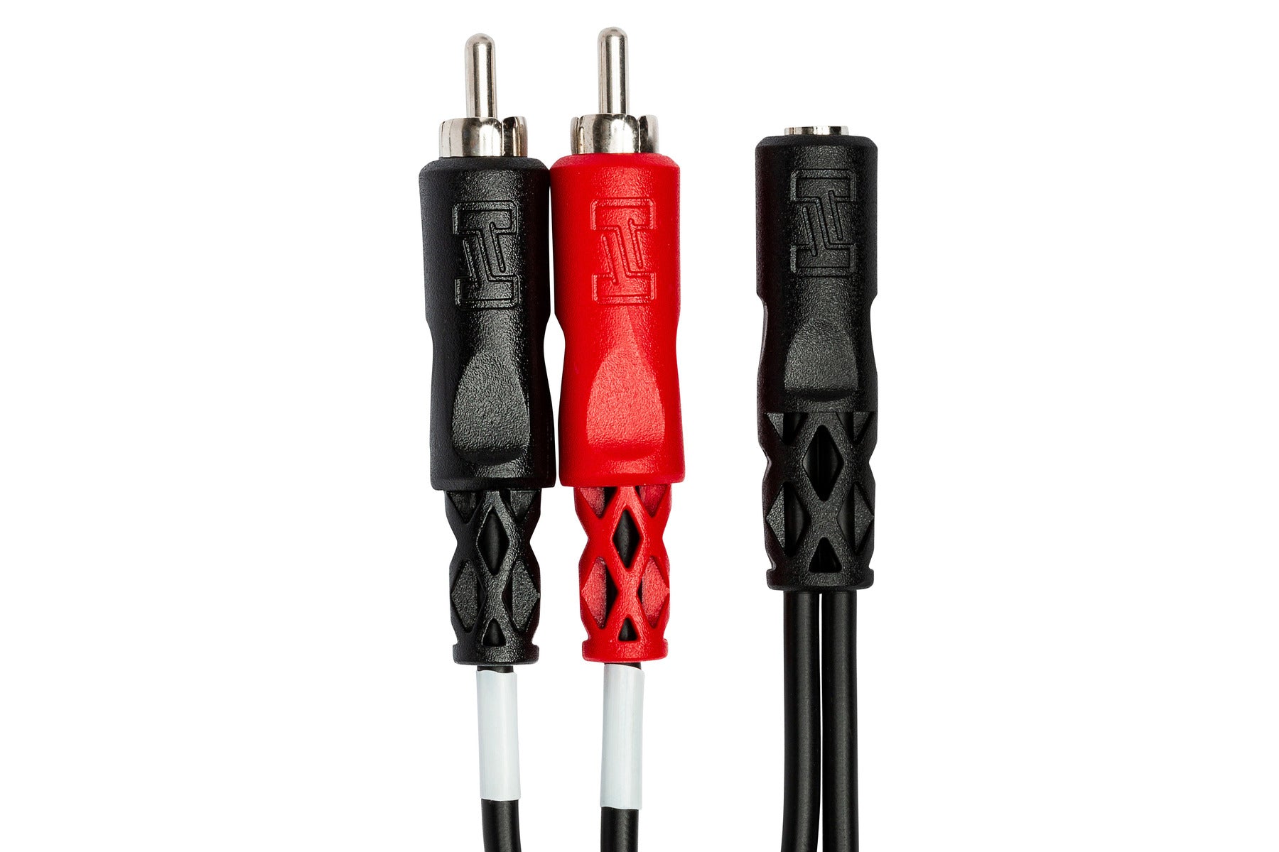 Hosa YMR197 Stereo Breakout, 3.5 Mm TRS Female To Dual RCA