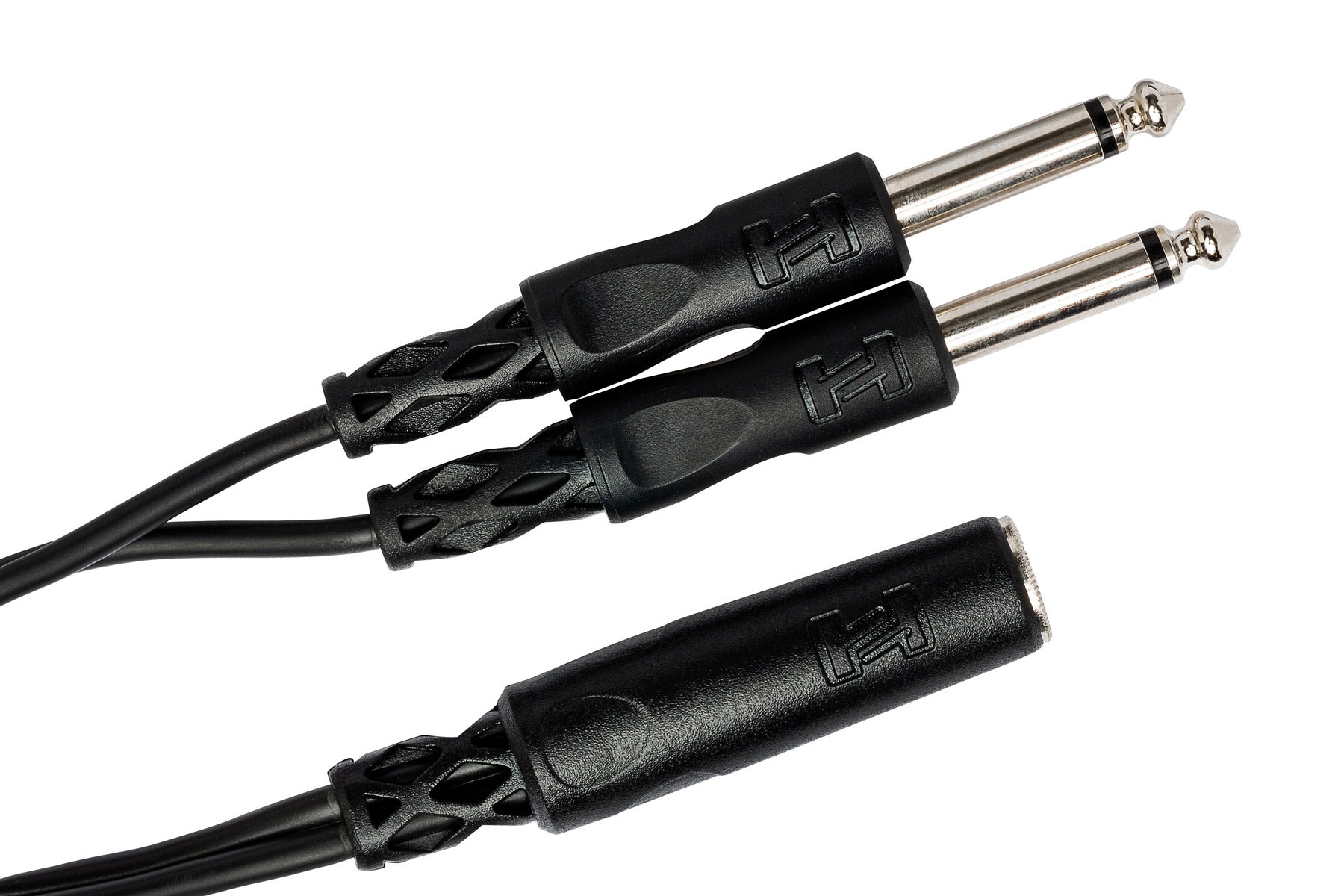 Hosa YPP106 Y Cable, 1/4 In TSF To Dual 1/4 In TS