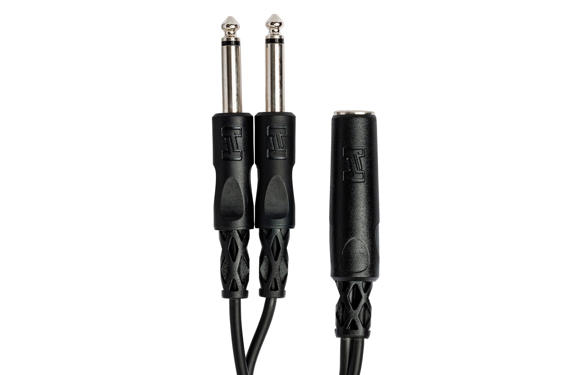 Hosa YPP106 Y Cable, 1/4 In TSF To Dual 1/4 In TS