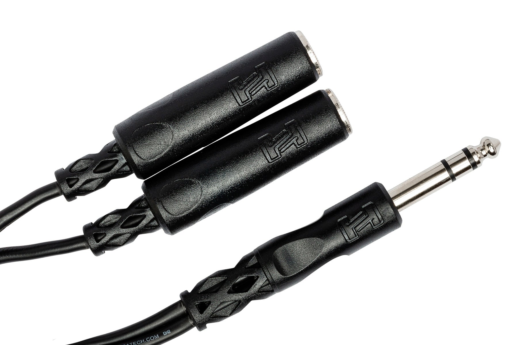 Hosa YPP118 Y Cable, 1/4 In TRS To Dual 1/4 In TRSF