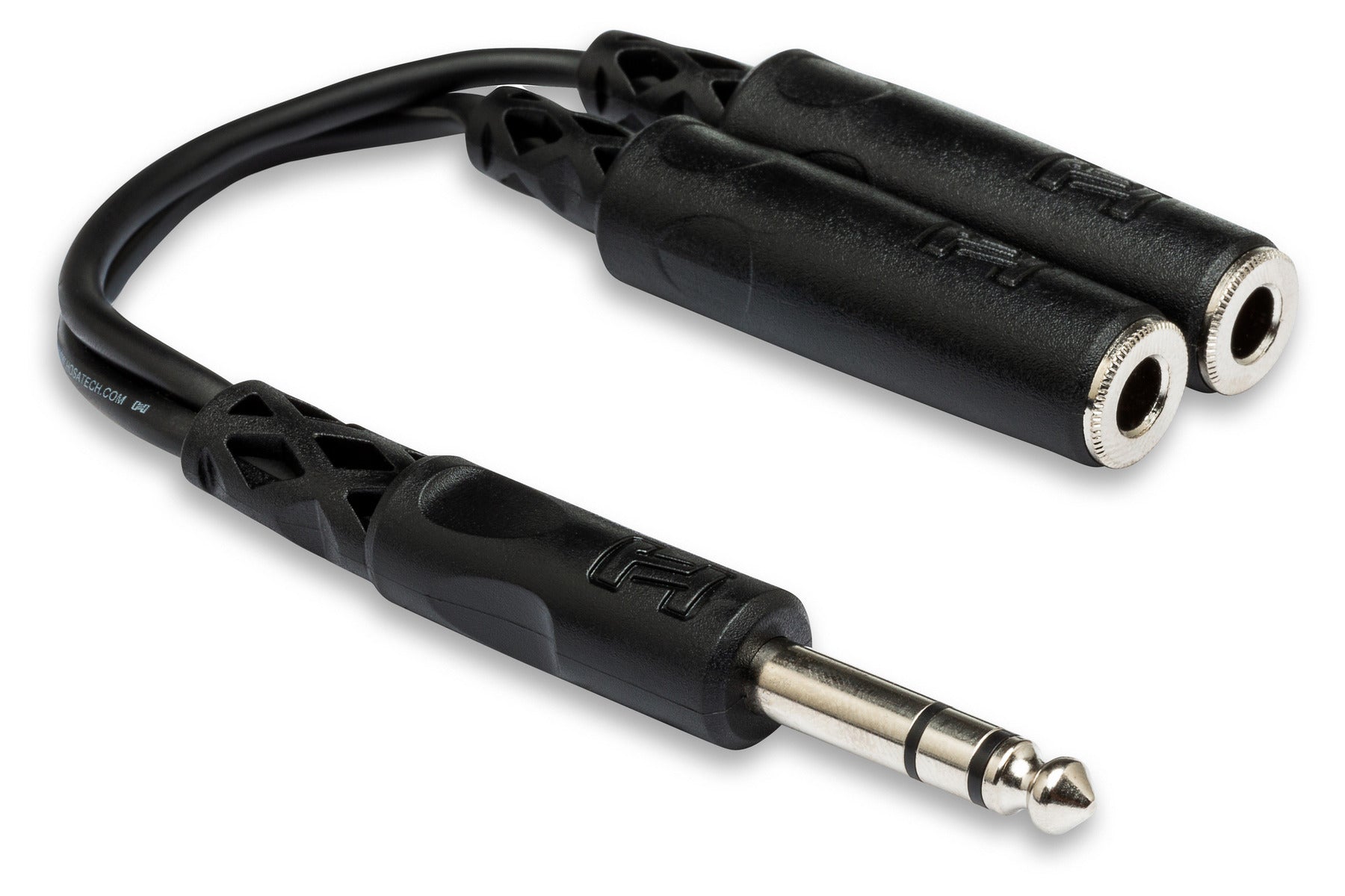 Hosa YPP118 Y Cable, 1/4 In TRS To Dual 1/4 In TRSF