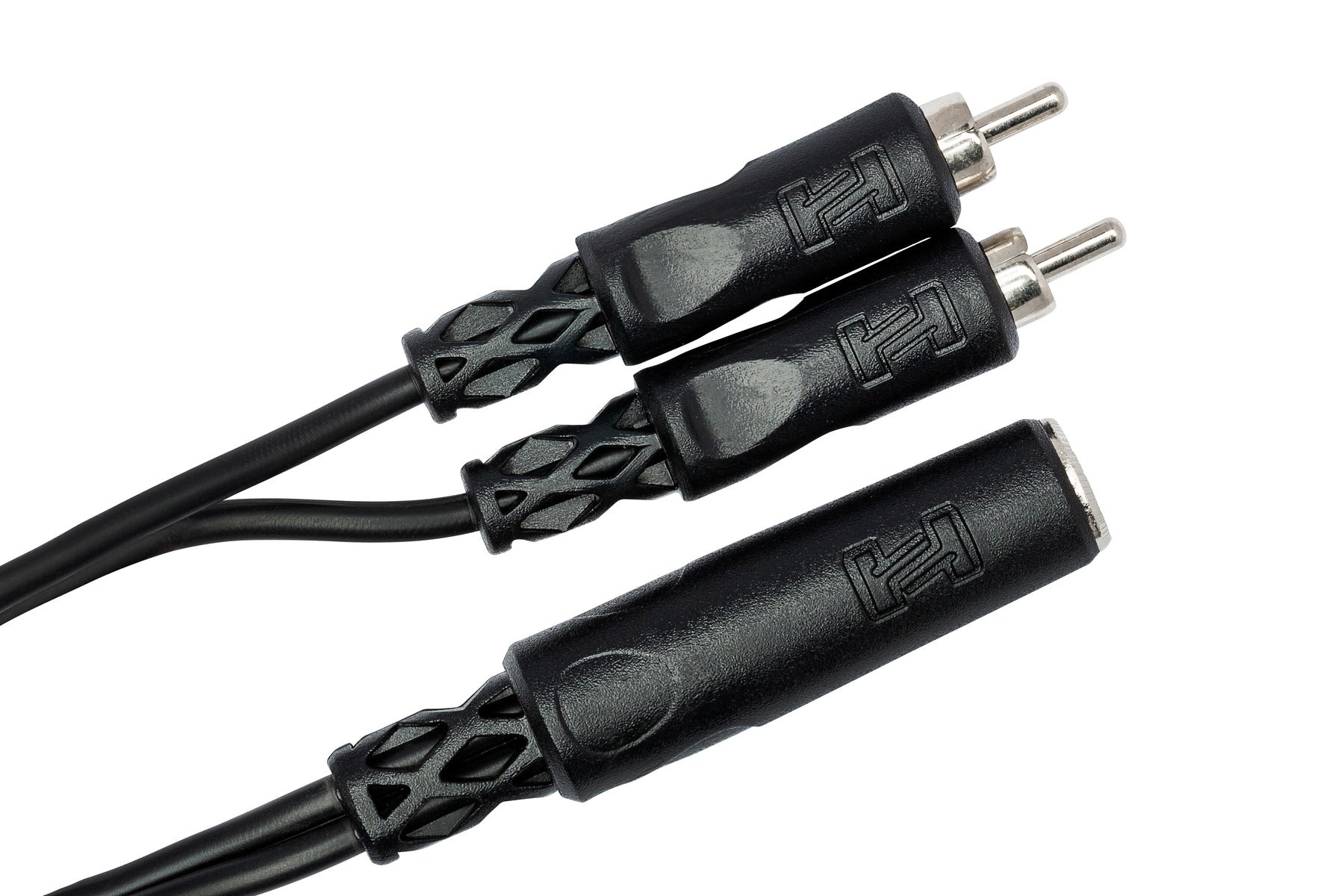 Hosa YPR131 Y Cable, 1/4 In TSF To Dual RCA