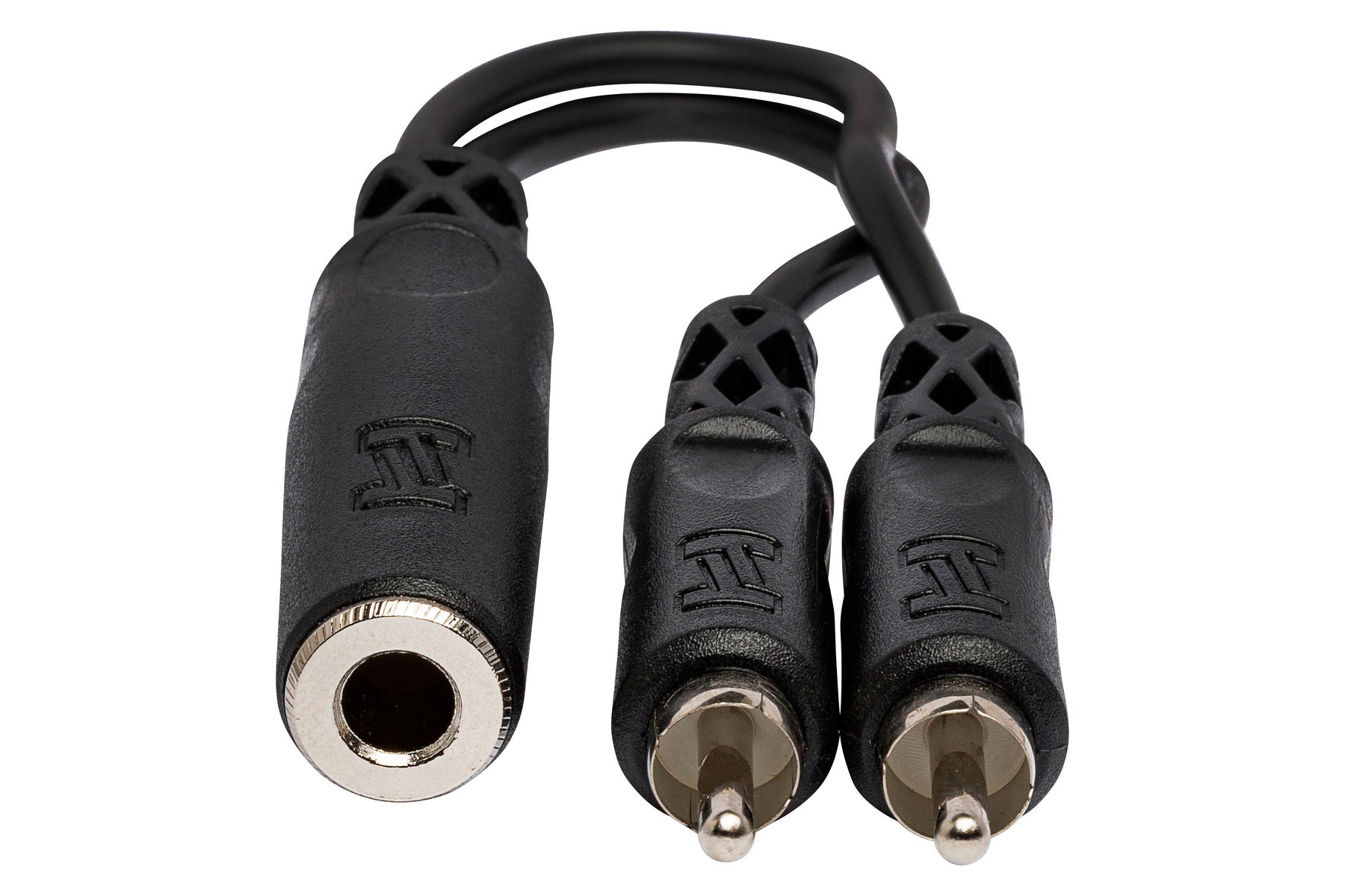 Hosa YPR131 Y Cable, 1/4 In TSF To Dual RCA