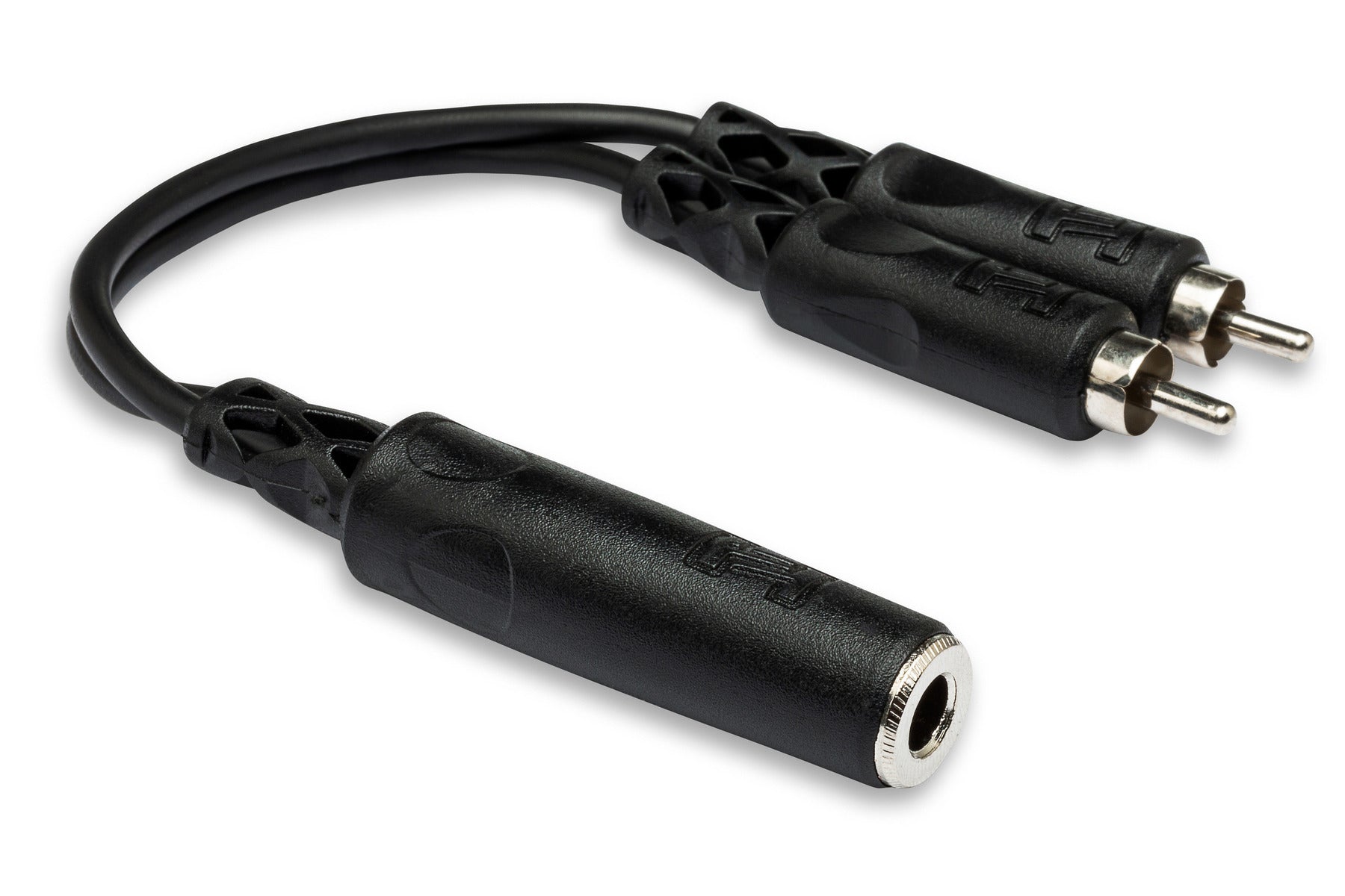 Hosa YPR131 Y Cable, 1/4 In TSF To Dual RCA