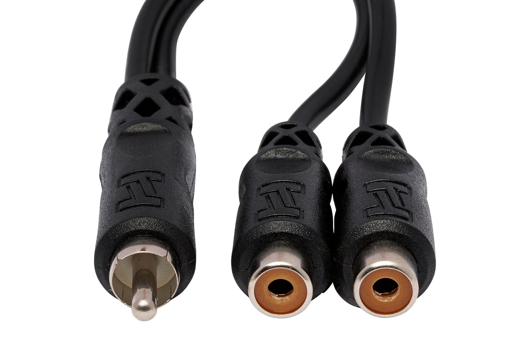 Hosa YRA104 Y Cable, RCA To Dual RCAF