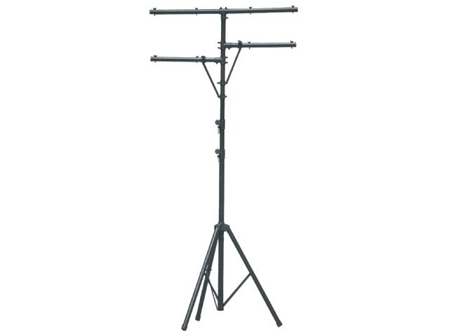 SoundKing DA009 - LTS1B Aluminium Lighting Stand with T Bar and Side Arms. 3.25 m