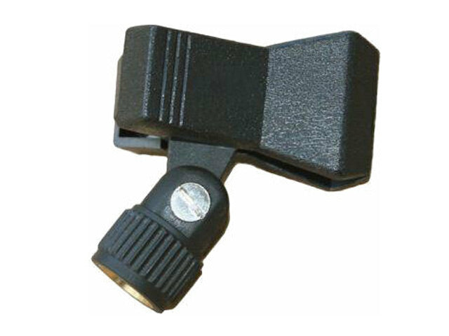 SoundKing DE023 - Plastic Mic Clip - Spring Loaded. Used to attach a microphone to the mic stand. Also suitable for wireless mics