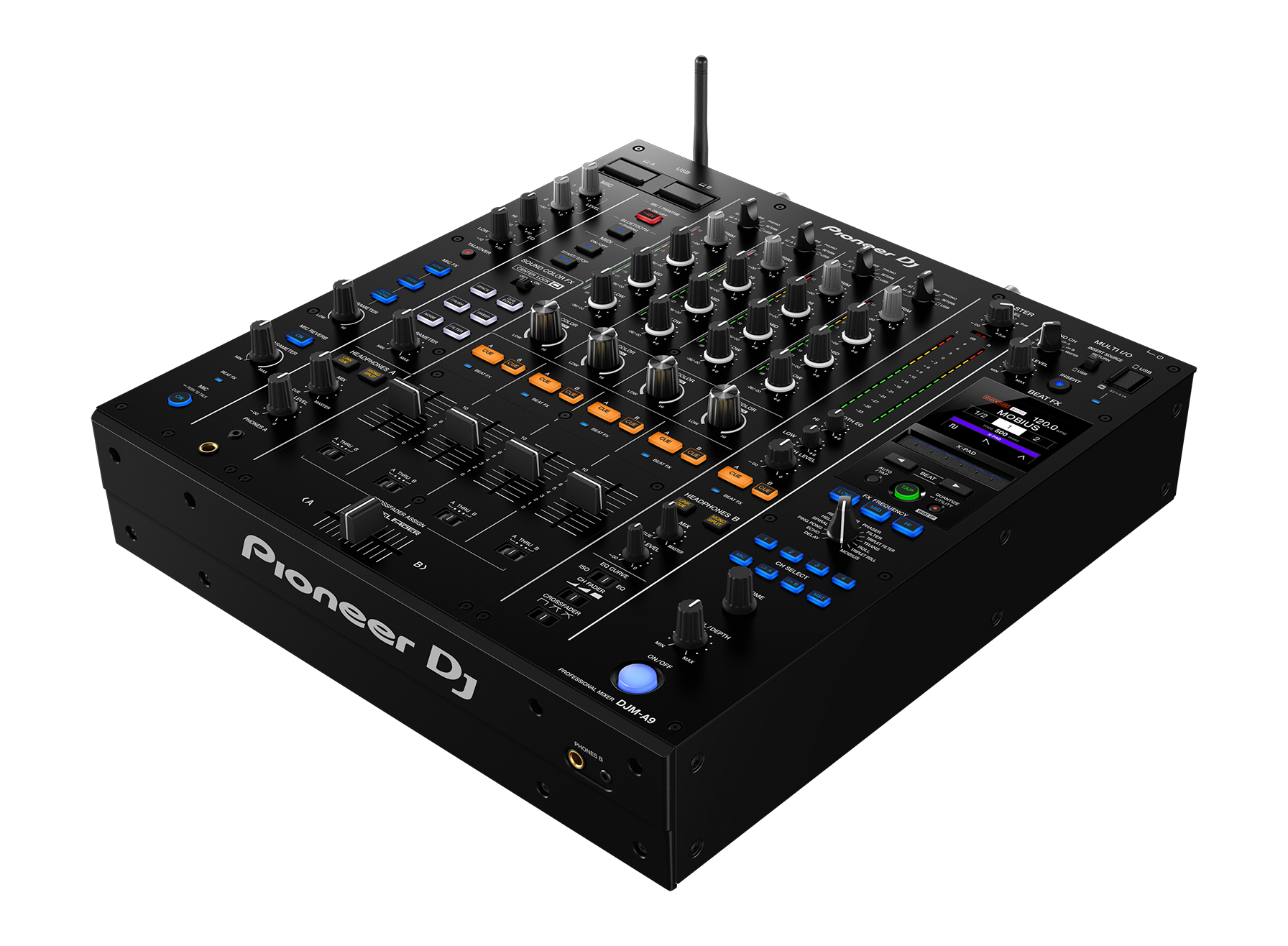 Pioneer DJ DJM-A9 Mixer Professional 4 Channel DJ Mixer w/ Bluetooth