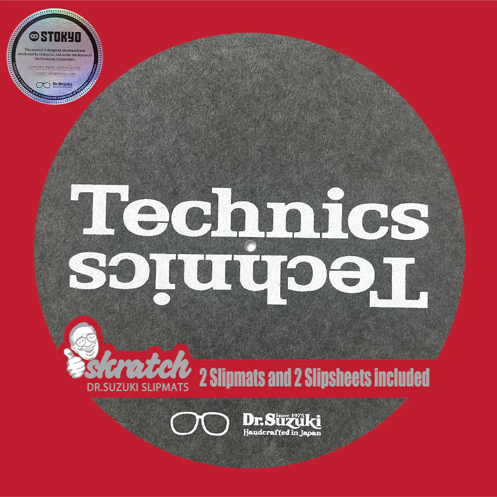 Dr. Suzuki x Technics 12" Skratch Slipmat + Slipsheet Pair Ver2