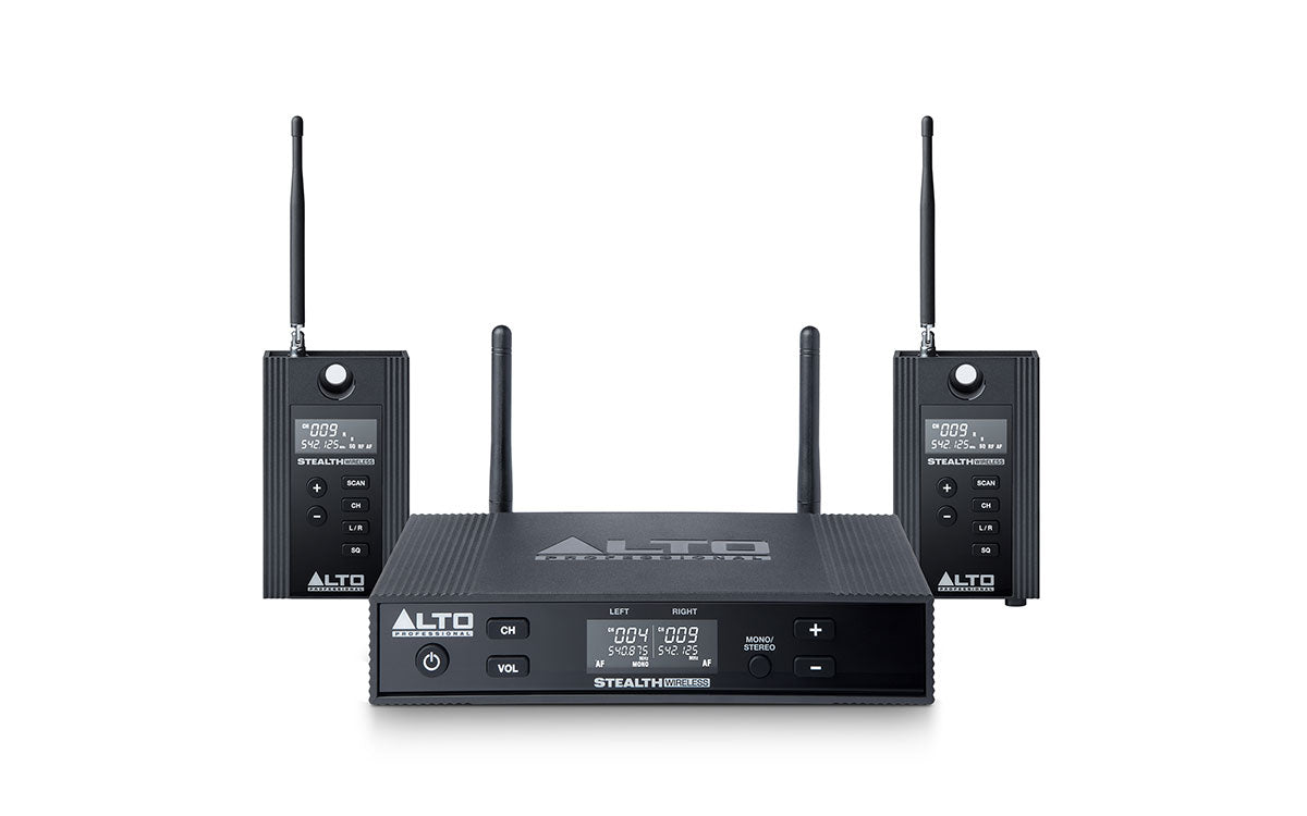 Alto Professional Stealth MKII 2-Channel UHF Wireless System