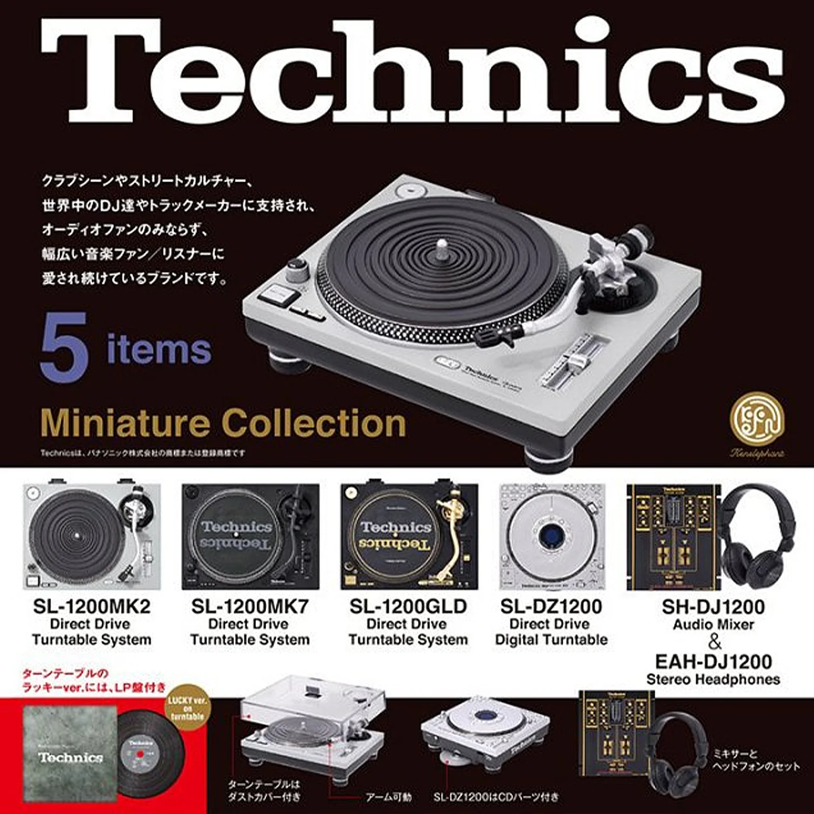 Technics Miniature Collection Mystery Box (Single Item)