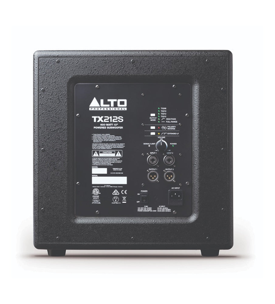 Alto Professional - TX212S, 12 inch 900W Active Subwoofer