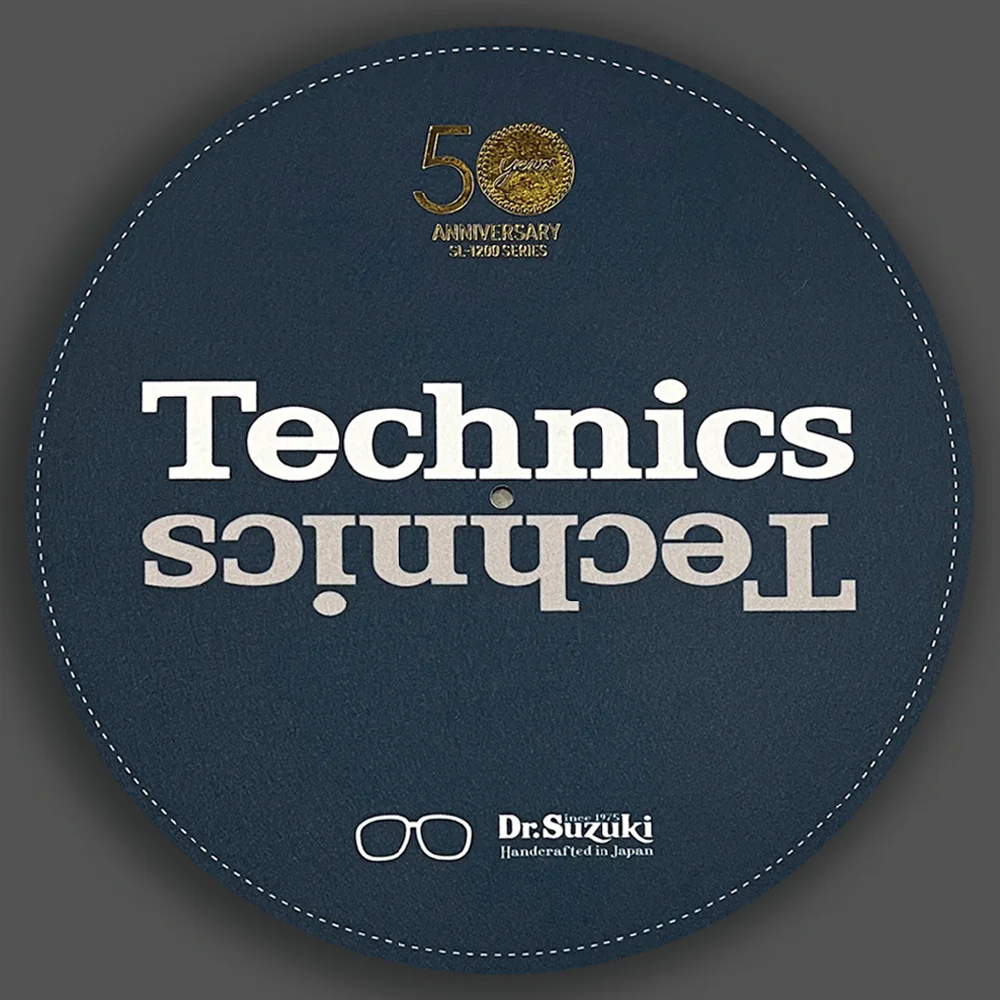 Dr. Suzuki x Technics 12" 50th Limited Edition Slipmats BLUE