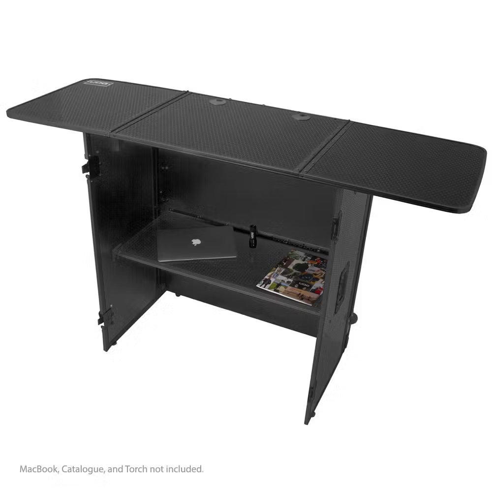 UDG U91049BL2 Ultimate Fold Out DJ Table Black MK2 Plus (Wheels)