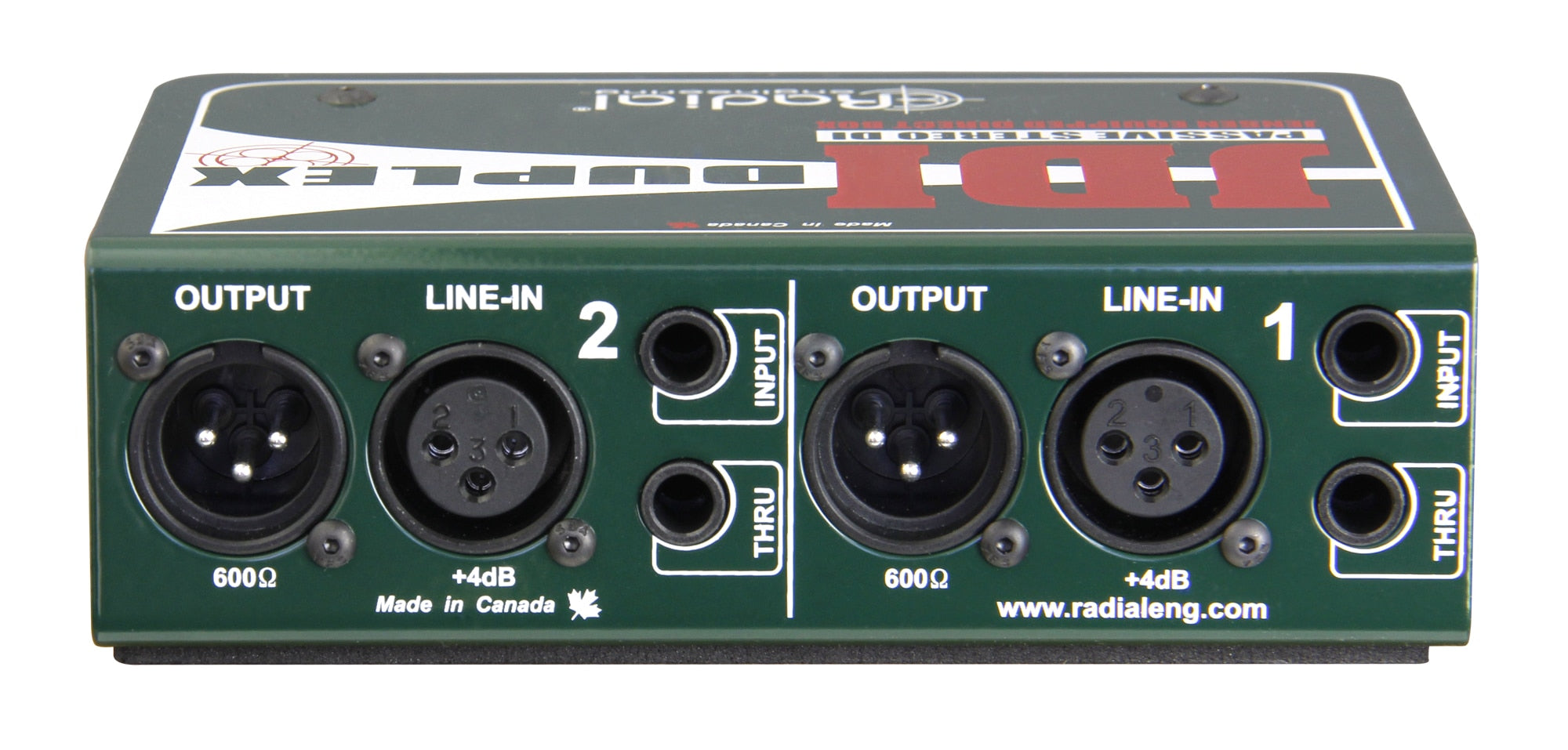 Radial JDI Duplex Passive Full-Featured Stereo Direct Box