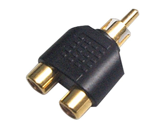 SoundKing RM2RF2 - 2 PACK Double RCA-F to RCA-M Adapter