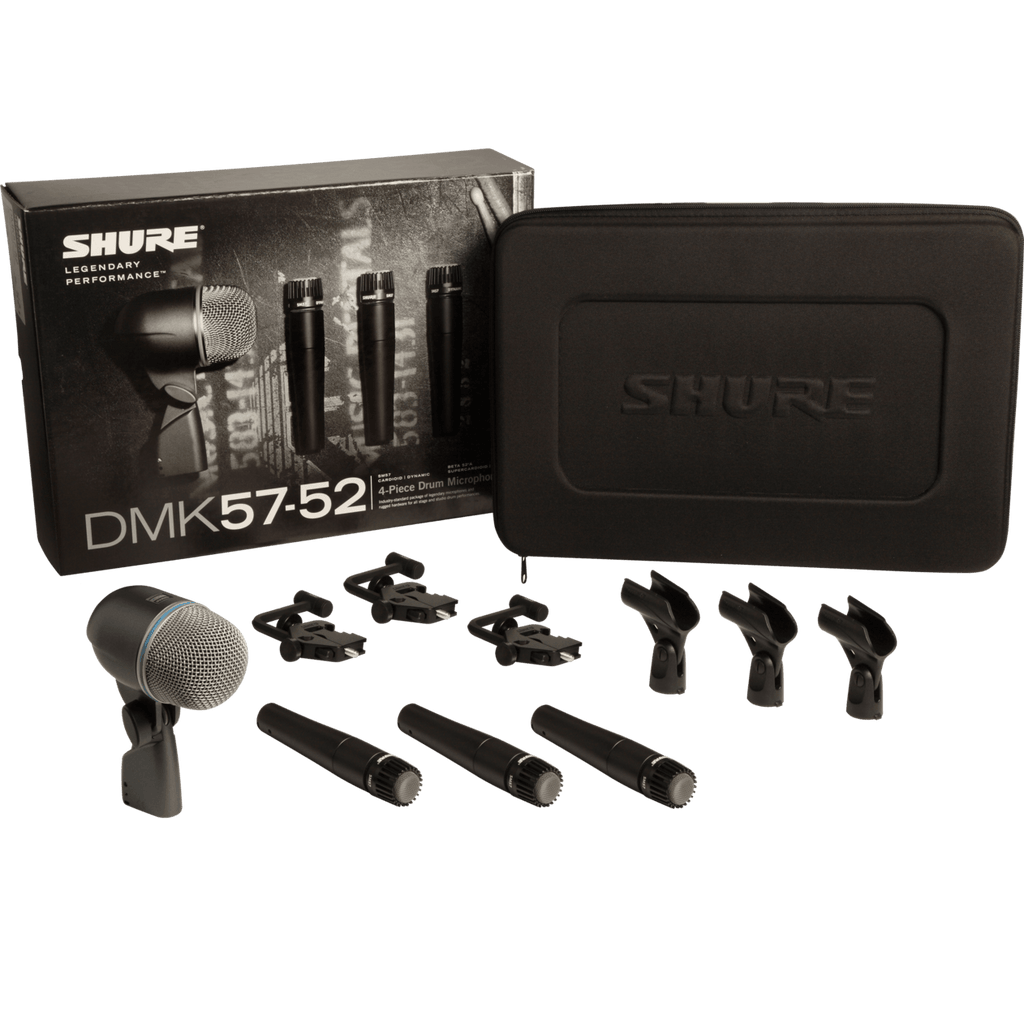 Shure DMK57-52 Drum Microphone Kit - 3x SM57 -1 BETA52A