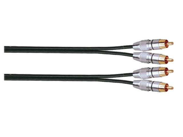 SoundKing SRSRSL3 - 2 x RCA-M to 2 x RCA-M Heavy Duty Signal Lead (3m)