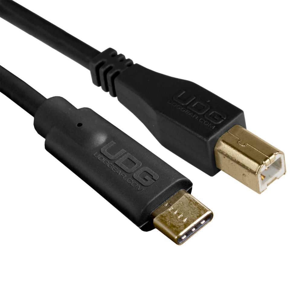 UDG Ultimate Cable USB 2.0 C-B Black Straight 1.5m