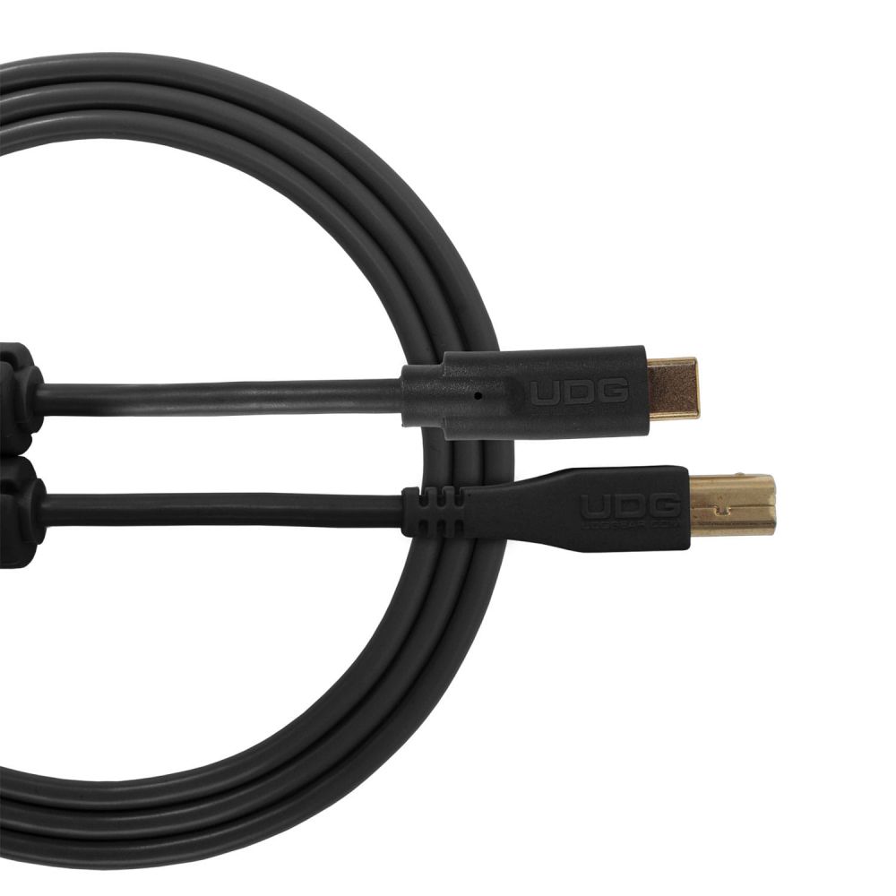 UDG Ultimate Cable USB 2.0 C-B Black Straight 1.5m